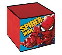 ARDITEX - Contenitore organizzatore pieghevole Spider-Man di Marvel - 31x31x31cm - Per riporre giocattoli, vestiti e accessori
