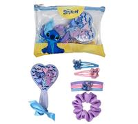 ARDITEX, Disney Stitch Beauty Set, Accessori per Capelli Stitch, Mollete Capelli Bambina, Elastici in Tessuto, e Molto Altro Ancora, Ideale per sorprendere i Tuoi Bambini, Design Originale, 7 Pz