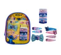 ARDITEX, Disney Stitch Beauty Set, Accessori per Capelli Stitch, Mollete Capelli Bambina, Elastici in Tessuto, e Molto Altro Ancora, Ideale per sorprendere i Tuoi Bambini, Design Originale, 16 Pz
