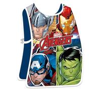 ARDITEX Grembiule Senza Maniche Avengers 40x33 cm - Taglia Unica 2-4 Anni - PVC con Elastici Laterali - Perfetto per lavoretti e attività Scolastiche