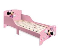ARDITEX - Letto infantile in legno Disney Minnie Mouse - 77x143x60cm - Colore rosa - Adatto a materassi standard 70x140cm - Montaggio facile