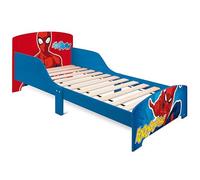 ARDITEX - Letto infantile in legno Marvel Spiderman - 77x143x60cm - Colore blu e rosso - Adatto a materassi standard 70x140cm - Montaggio facile