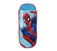 ARDITEX Marvel Spiderman - Sacco a pelo gonfiabile per bambini, con licenza ufficiale, per pigiama party, portatile, con pompa, età 3+, per interni ed esterni, lavabile