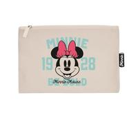ARDITEX, Minnie Mouse Borsa Da Toilette, Astuccio da Toilette per Trucco, Beauty Case per Bambini in Tessuto con Cerniera, ideale per organizzare Cosmetici o Piccoli Oggetti, Cotone, 22,5 x 16 cm