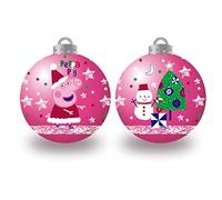 ARDITEX PP14019 Pack de 10 Bolas árbol de Navidad diámetro 6cm. de EONE-Peppa Pig