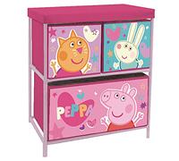Peppa Pig Scaffale portagiochi in metallo Multicolor
