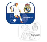 ARDITEX RM13736 Protezioni di Sole per Finestra - 2 unità - Include poster per Pittura di Clubs-Real Madrid CF