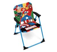 ARDITEX Sedia pieghevole con braccioli Avengers di Marvel - 38x32x53 cm - Adatta per giardino, campeggio, spiaggia o montagna - Ideale per bambini.