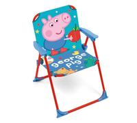 ARDITEX Sedia pieghevole con braccioli di George Pig - 38 x 32 x 53 cm, adatta per giardino, campeggio, spiaggia o montagna, ideale per ragazzi e ragazze.