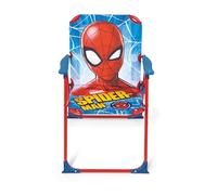 ARDITEX Sedia pieghevole con braccioli Spiderman di Marvel - 38x32x53cm - Adatta per giardino, campeggio, spiaggia o montagna - Ideale per bambini.
