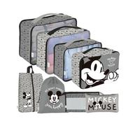 ARDITEX Set da viaggio - Organizer bagagli da 8 pezzi di Mickey