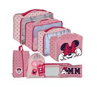 ARDITEX Set da viaggio - Organizer bagagli da 8 pezzi di Minnie, Minnie