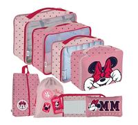ARDITEX Set da Viaggio - Organizzatore di Bagagli di Minnie, 8 pezzi
