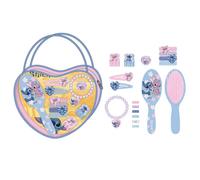 ARDITEX, Disney Stitch Beauty Set, Accessori per Capelli Stitch, Mollete Capelli Bambina, Elastici in Tessuto, e Molto Altro Ancora, Ideale per sorprendere i Tuoi Bambini, Design Originale, 11 Pz