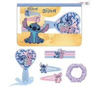 ARDITEX, Disney Stitch Beauty Set, Accessori per Capelli Stitch, Mollete Capelli Bambina, Elastici in Tessuto, e Molto Altro Ancora, Ideale per sorprendere i Tuoi Bambini, Design Originale, 7 Pz