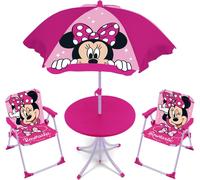 Arditex Set Tavolo Bambini con 2 Sedie & Ombrellone Multitmotivo