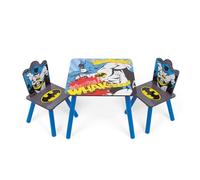 ARDITEX Set da tavolo (50 x 50 x 44 cm) e 2 sedie (26,5 x 26,5 x 50 cm) in legno di Batman