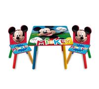 Arditex per Mickey Mouse Set Tavolino con 2 sedie in legno