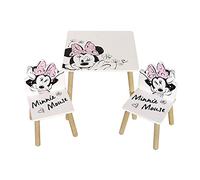 tavolo minnie disney con 2 sedie in legno