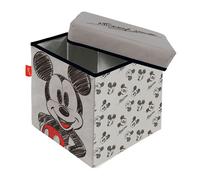 Arditex Sgabello Contenitore Mickey Mouse 30x30x30 Cm