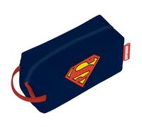 ARDITEX, Superman Beauty Case Impermeabile, Borsa da Toilette per Uomo e Bambino, Astuccio 100% PU, Ideale per organizzare Prodotti per l’Igiene o i tuoi piccoli Oggetti, 3 x 22 x 8 cm