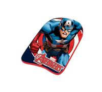 ARDITEX Tavola da nuoto Capitan America Marvel - 41x30x5 cm - Schiuma EPS leggera, forma ergonomica, ideale per imparare a nuotare - Colore blu