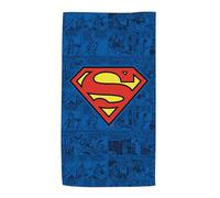 ARDITEX Telo Mare in Microfibra Superman DC Comics 170x90 cm Blu e Rosso - Design Ufficiale per Adulti - Morbido, Assorbente e a Rapida Asciugatura - Perfetto per l’Estate