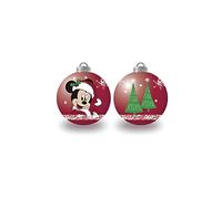 ARDITEX WD13422 Pack de 10 Bolas árbol de Navidad diámetro 6cm. de Disney-Mickey