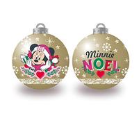 ARDITEX - WD14011, Confezione da 6 palline per albero di Natale, diametro 8 cm, design Disney-Minnie
