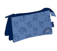 ARDITEX WD16473 Astuccio portapenne triplo da 21 x 11 cm di Disney-Lilo & Stitch, Lilo & Stitch