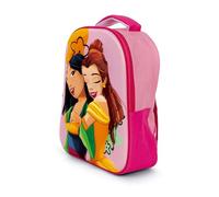 ARDITEX - Zaino infantile 3D delle Principesse Disney - 26x32x10cm - Colore Rosa - Perfetto per bambine - Ideale per l’asilo, la scuola materna e la scuola primaria