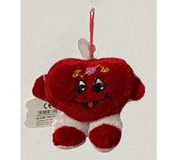 ARDITO MICHELE FESTA DEGLI INNAMORATI Peluche CUORE IN PELUCHE PICCOLO CON VENTOSA 9 X 11 APPENDINO CM Idea Regalo, Gadgets, Festa, Party