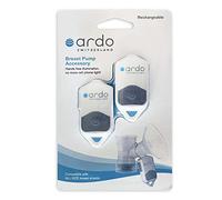 Ardo Light Set di 2 tiralatte a mani libere. Si aggancia a qualsiasi flange del seno per pompare al buio con 2 impostazioni di luminosità per pompare giorno e notte, luce ricaricabile con cavo di