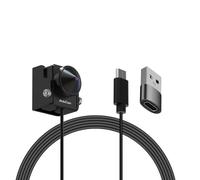 Arducam Webcam da 2 MP, fotocamera USB a bassa luminosità con supporto, webcam USB per PC, laptop, smartphone, supporta Windows XP/7/8/10, Linux, Mac OS