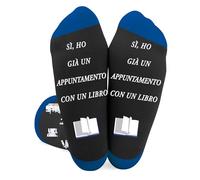 Ardusnpe Regali Originali Per Chi Ama Leggere Regali per Amanti della Lettura Calzini Regalo Di Compleanno Festa Della Papa Natale Idee Regalo Compleanno San Valentino Laurea per Amanti della Lettura