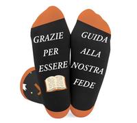 Ardusnpe Regali per Sacerdote Idea Calzini Regalo per Padre Parroco Dono di Apprezzamento Cattolico Regalo per Anniversario di Ordinazione Uomo Originale Idea Regalo per Parroco