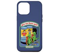 Are We There Yet Alien UFO Retro Vintage Funny Adult Humor Custodia per iPhone 12 Pro Max