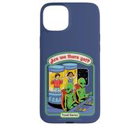 Are We There Yet Alien UFO Retro Vintage Funny Adult Humor Custodia per iPhone 15 Plus