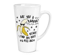 ARE YOU A BANANA I Find You COMPLETA apeeling 17oz GRANDE latte tazza