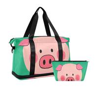 Are You A Pig - Grande borsa da palestra con tracolla regolabile per viaggi, grande capacità, sei un maiale, 1 size