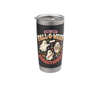 Are You Fall O Ween Directions Funny Ghost Map Halloween Bicchiere termico in acciaio inox doppia parete