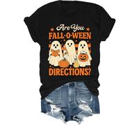are You Fall-O-Ween Directions Shirt are You Fall O Ween Directions Maglietta per insegnante Halloween Ghost T-Shirt, Nero , S