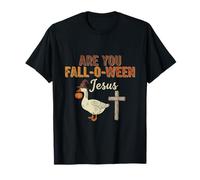 Are You Fall-O-Ween Jesus Christian Halloween Fall Costume Maglietta
