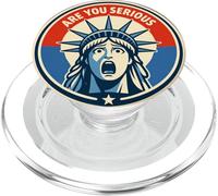 Are You Serious - Statua della Libertà - Donald Trump PopSockets PopGrip per MagSafe