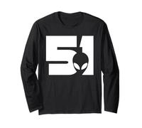 Area 51 Alien Lover UFO Hunter Extraterrestre Maglia a Manica