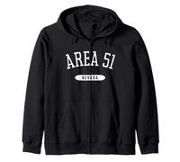 Area 51 Camicia Stile Classico Area 51 Nevada NV Felpa con Cappuccio