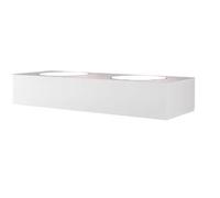 AREA APPLIQUE 2 LUCI MONOEMISSIONE BIANCO 1127-A2-BI