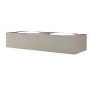 AREA APPLIQUE 2 LUCI MONOEMISSIONE SABBIA 1127-A2-SA