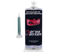 Area Boxes Colla Bicomponente per Plastica | 50 ml | Bicomponente Extra Forte | Sigilla, Riempie e Incolla | Indurimento Ultrarapido | Pistola non Inclusa | 1 Cannula