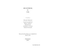 Area Handbook for Cuba